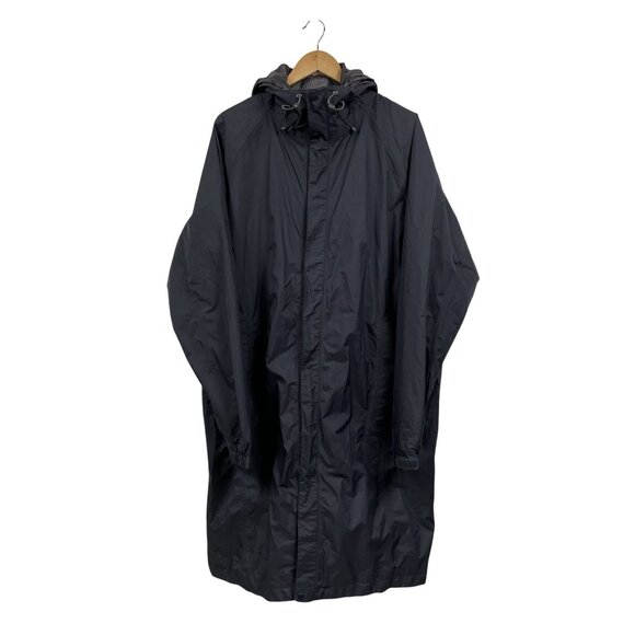 L.L. Bean Rain Jacket Mens XLT Gore-Tex Long Black Jacket - Picture 1 of 12